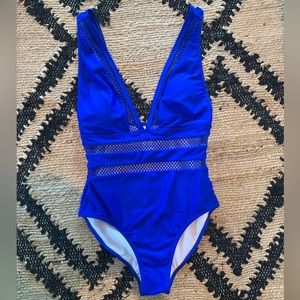 Cobalt blue one piece
